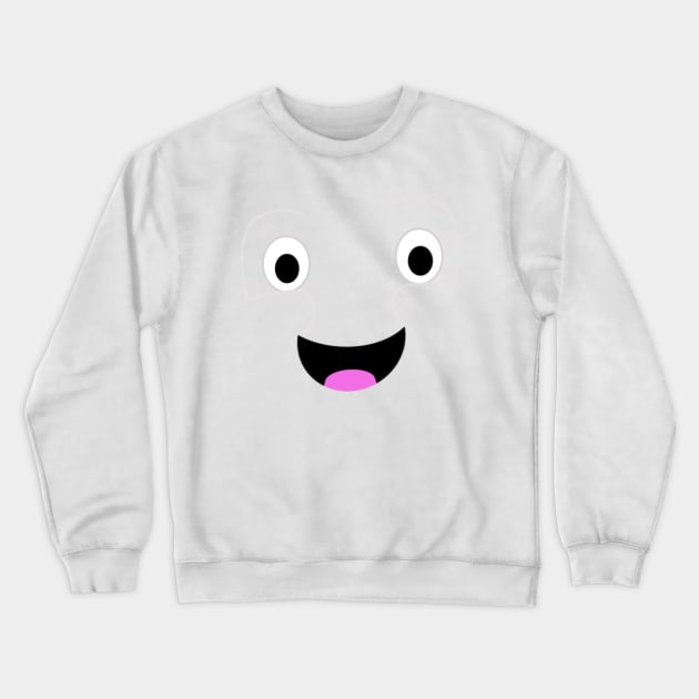 Stay Puft Marshmallow Man Happy Face Crewneck Sweatshirt by TheMagicGhostbuster
